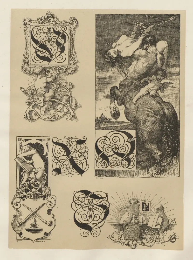 Allegories and Emblems Pl.177 av Albert Ilg
