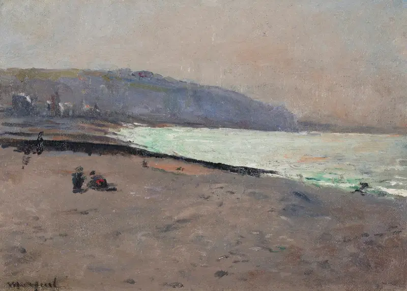 Havsstrand nära Carteret av Albert Marquet
