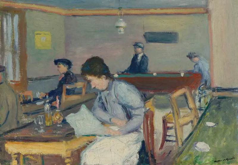 Café De Village av Albert Marquet