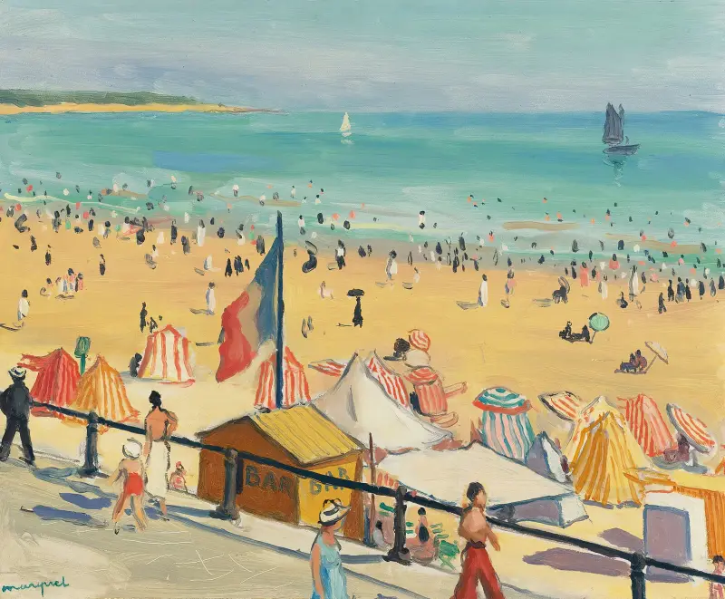 Plaża, Sables-d'Olonne, Albert Marquet
