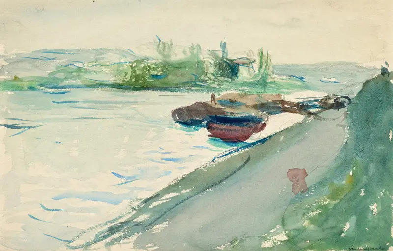 Seine nära Saint-Cloud av Albert Marquet