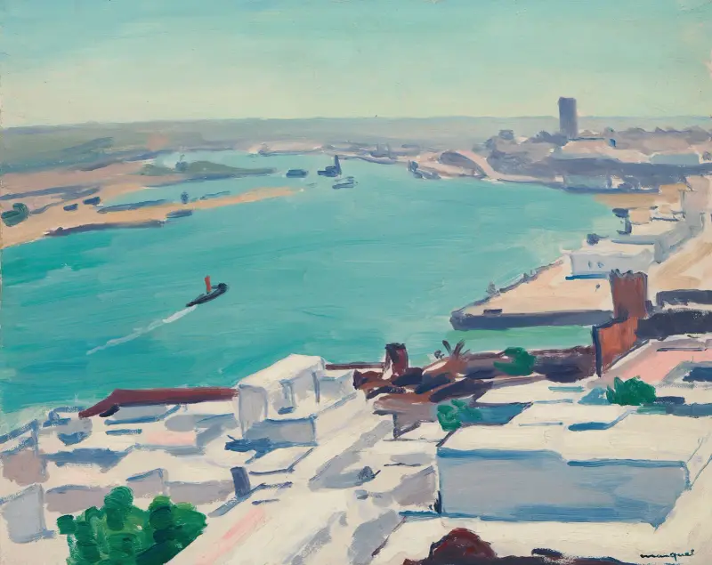 Bou-Regreg från kasban av Albert Marquet