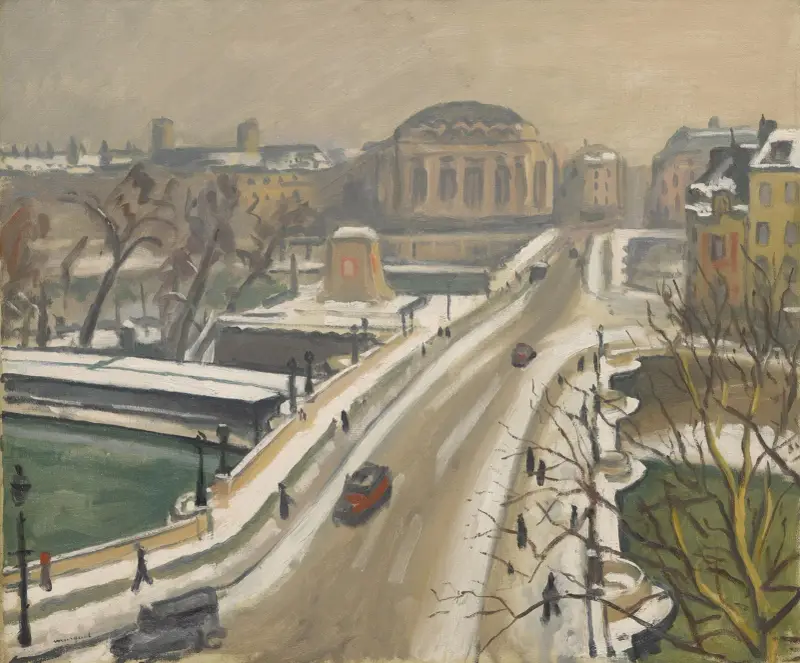 Le Pont Neuf, Paris av Albert Marquet