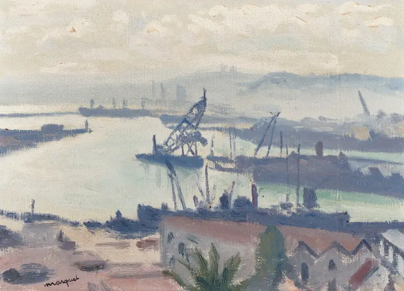 Algers hamn av Albert Marquet