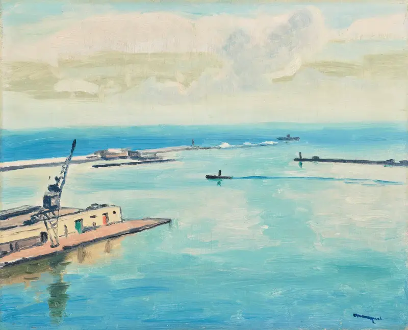 Le Port d’Alger, Albert Marquet