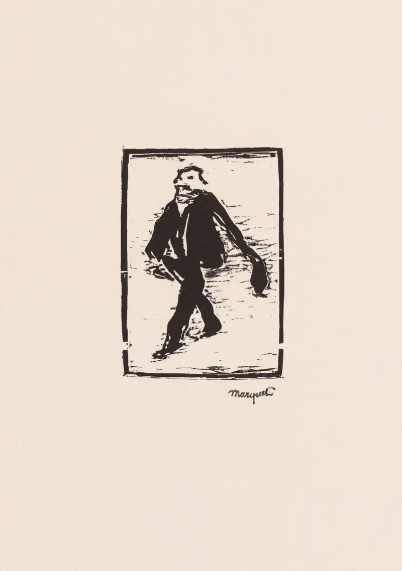 Der Spaziergänger von Albert Marquet