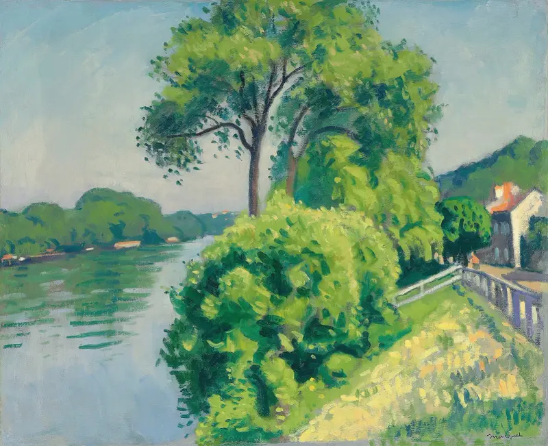 Slänten vid La Frette av Albert Marquet