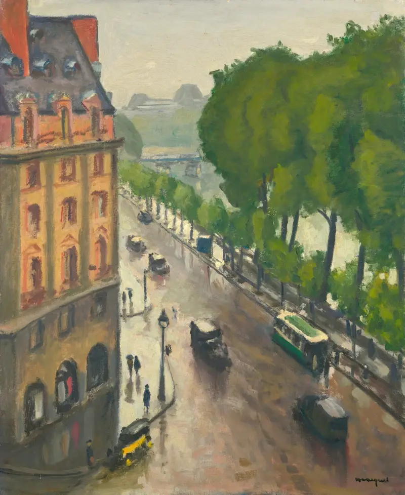 Paris, Quai de Conti av Albert Marquet