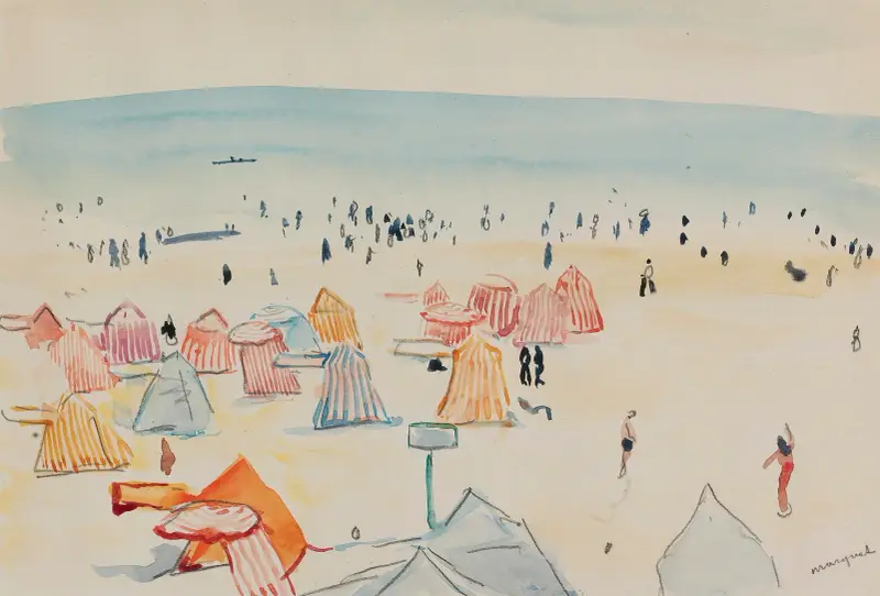 Plaża w Sables-d'Olonne, Albert Marquet