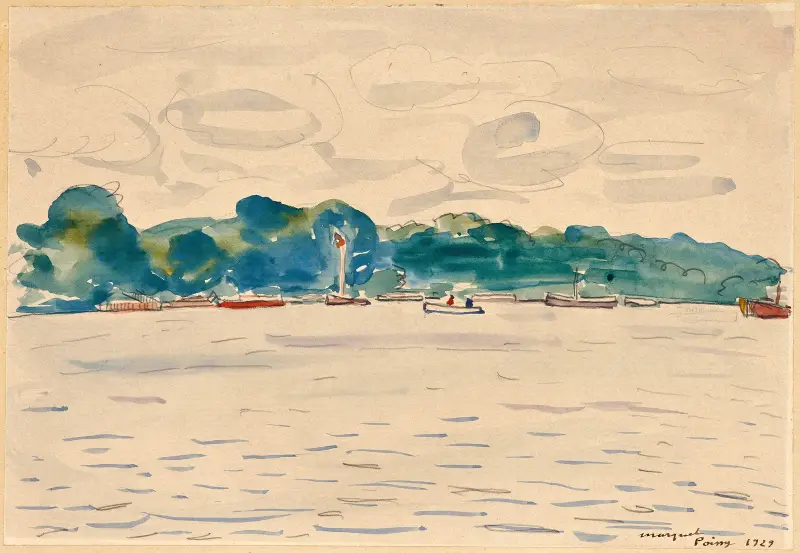 Poissy av Albert Marquet