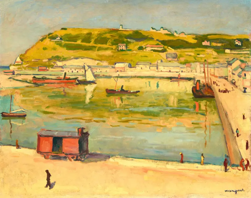 Fécamps hamn av Albert Marquet