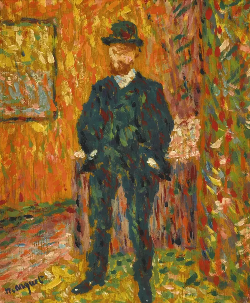 Portrét Andréa Rouveyreho, Albert Marquet