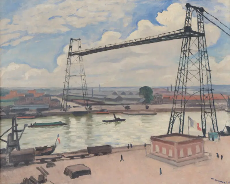 Rouen, transportbron av Albert Marquet