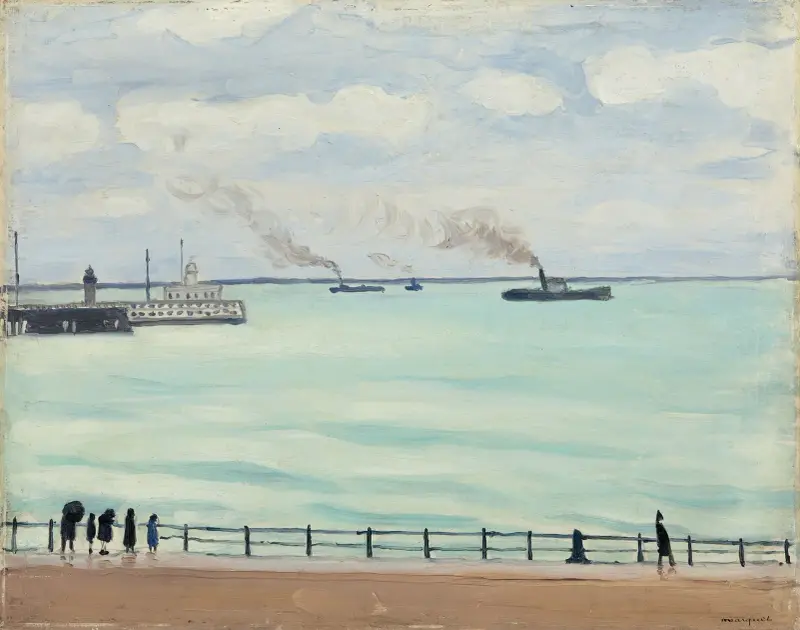 Hamnutloppet i Boulogne av Albert Marquet