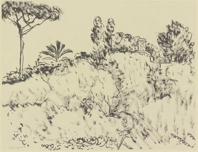 Sydlig kullandskap av Albert Marquet