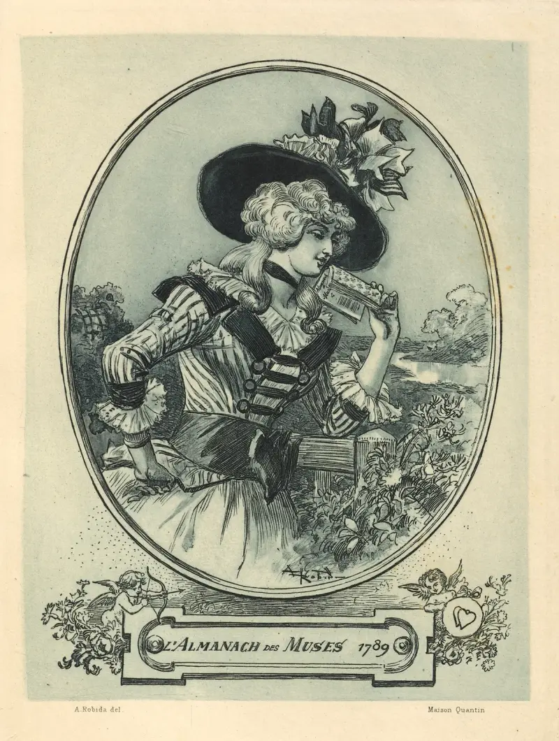 Almanach des muses, Albert Robida