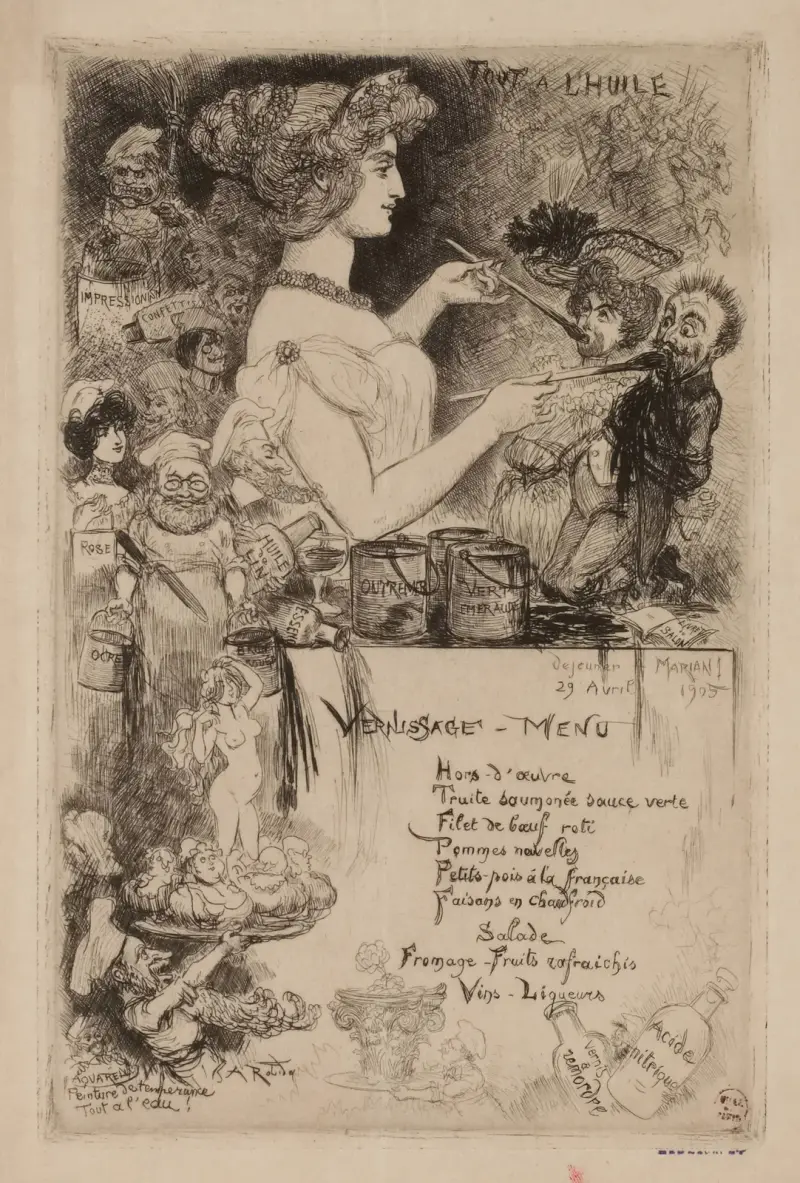 Marianis lunch, 29 april 1905 av Albert Robida