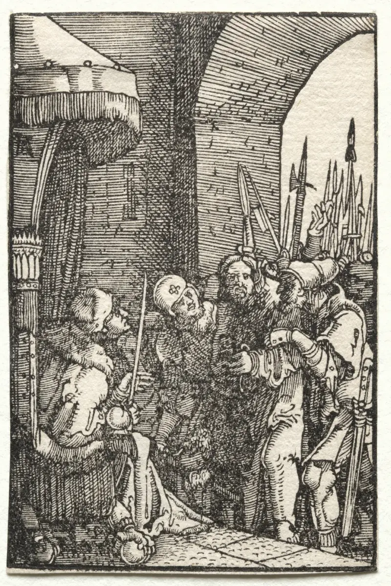 Kristus inför Pilatus av Albrecht Altdorfer