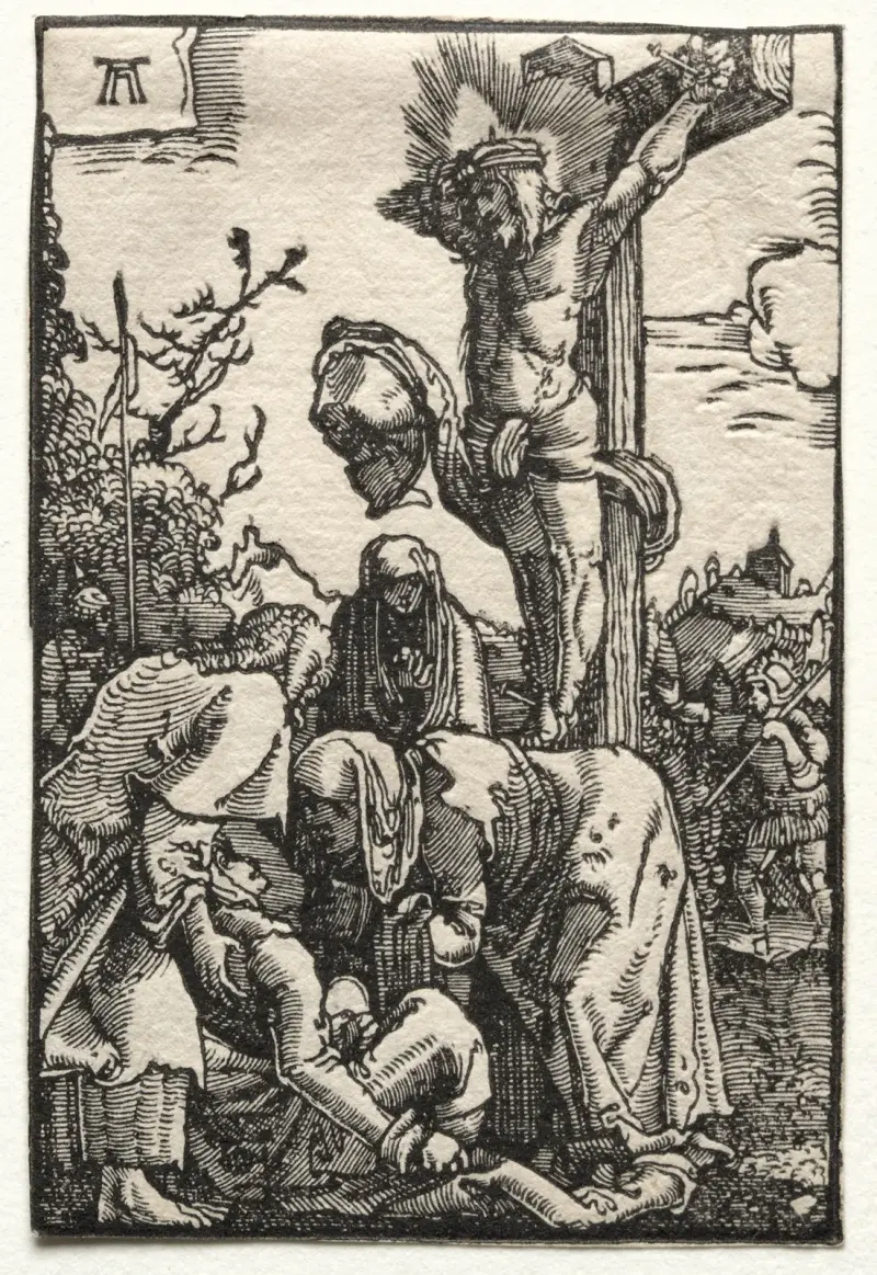 Kristus på korset av Albrecht Altdorfer
