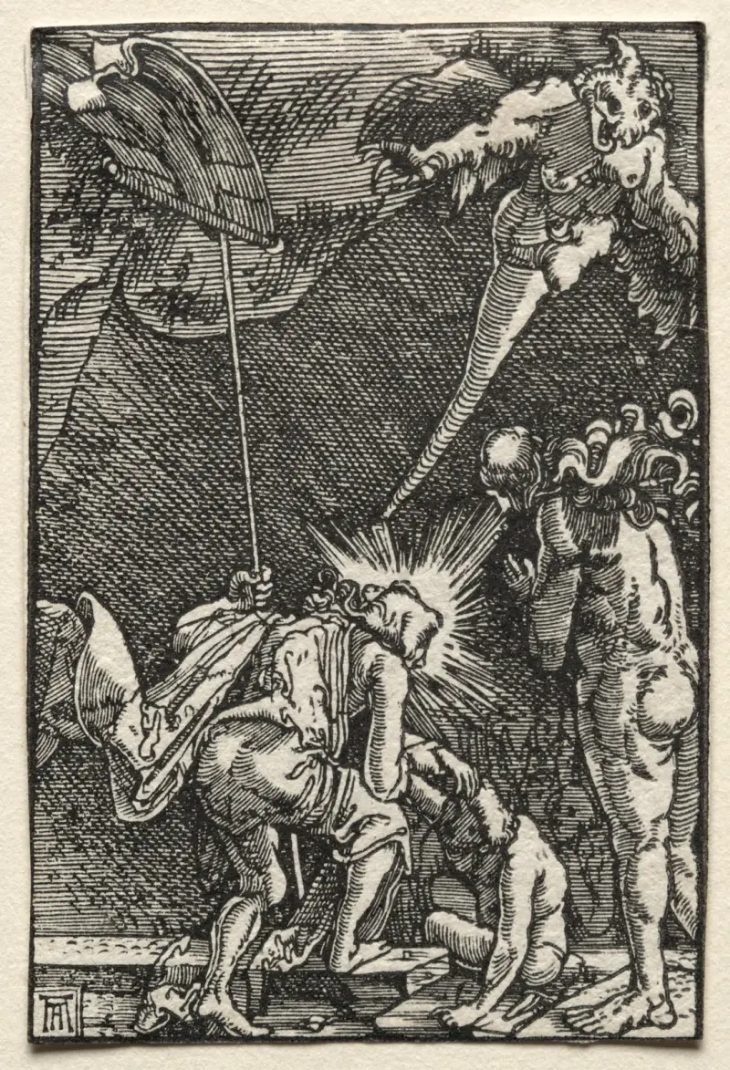 Nedstigning till helvetet av Albrecht Altdorfer