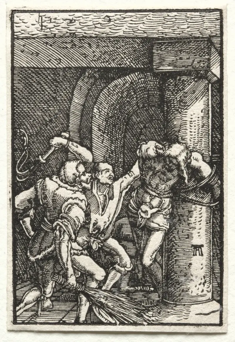 Flagellation of Christ av Albrecht Altdorfer