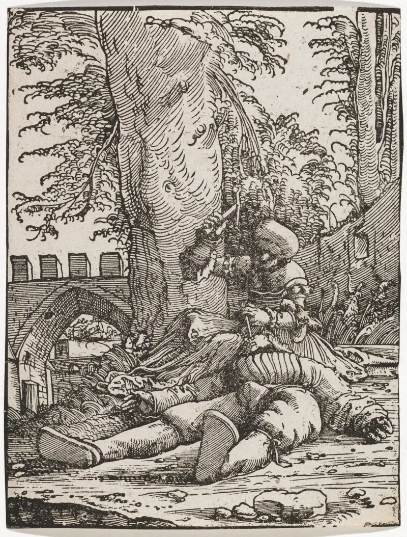 Jael tötet Sisera av Albrecht Altdorfer