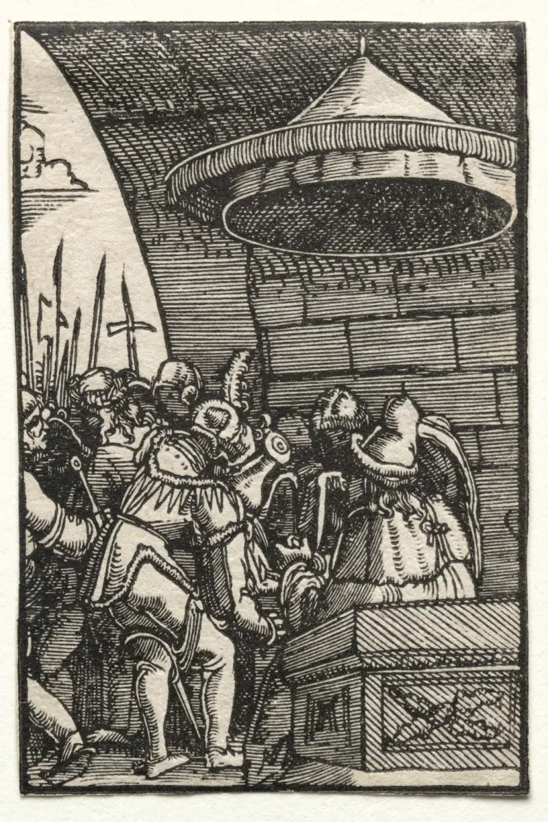 Pilate Washing His Hands av Albrecht Altdorfer