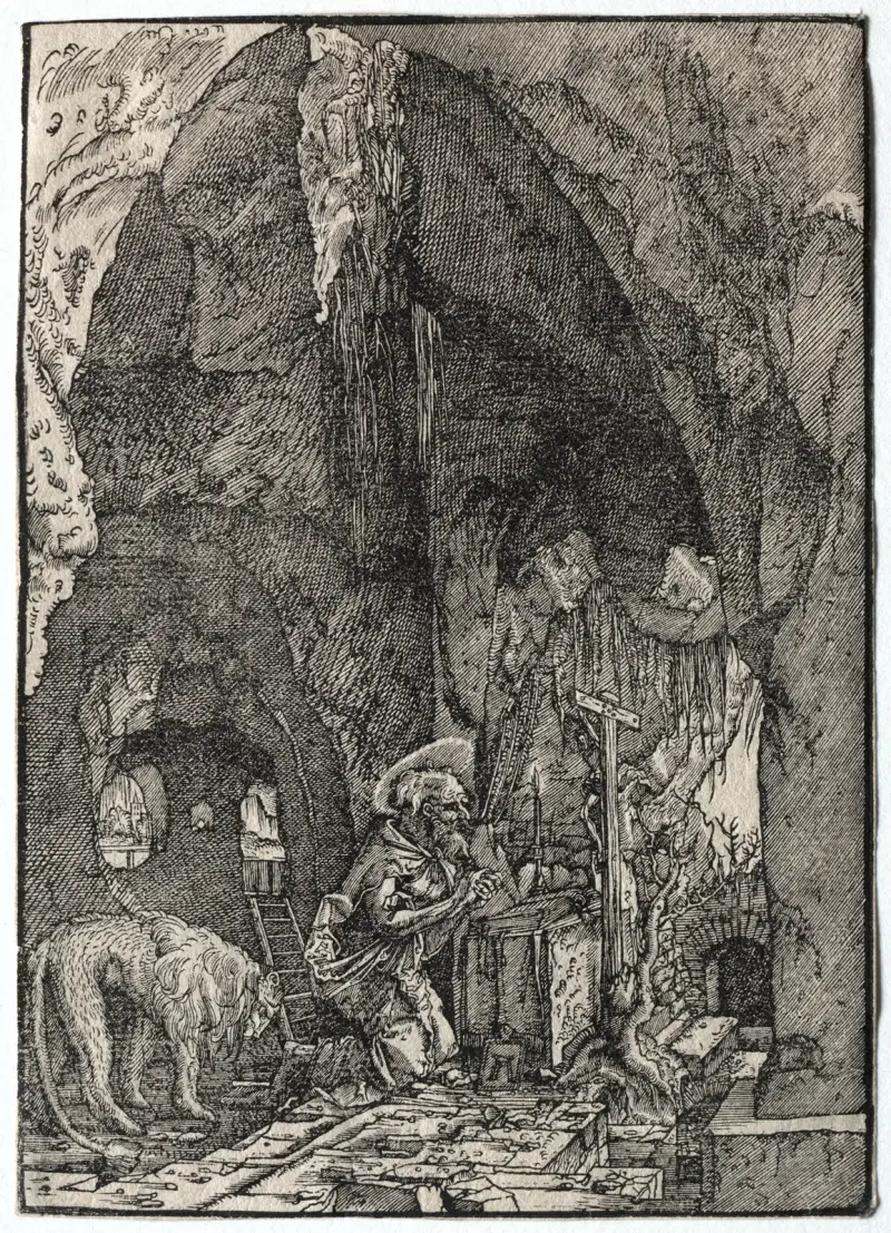 St. Jerome in the Cave, 1513 – nr 2 av Albrecht Altdorfer