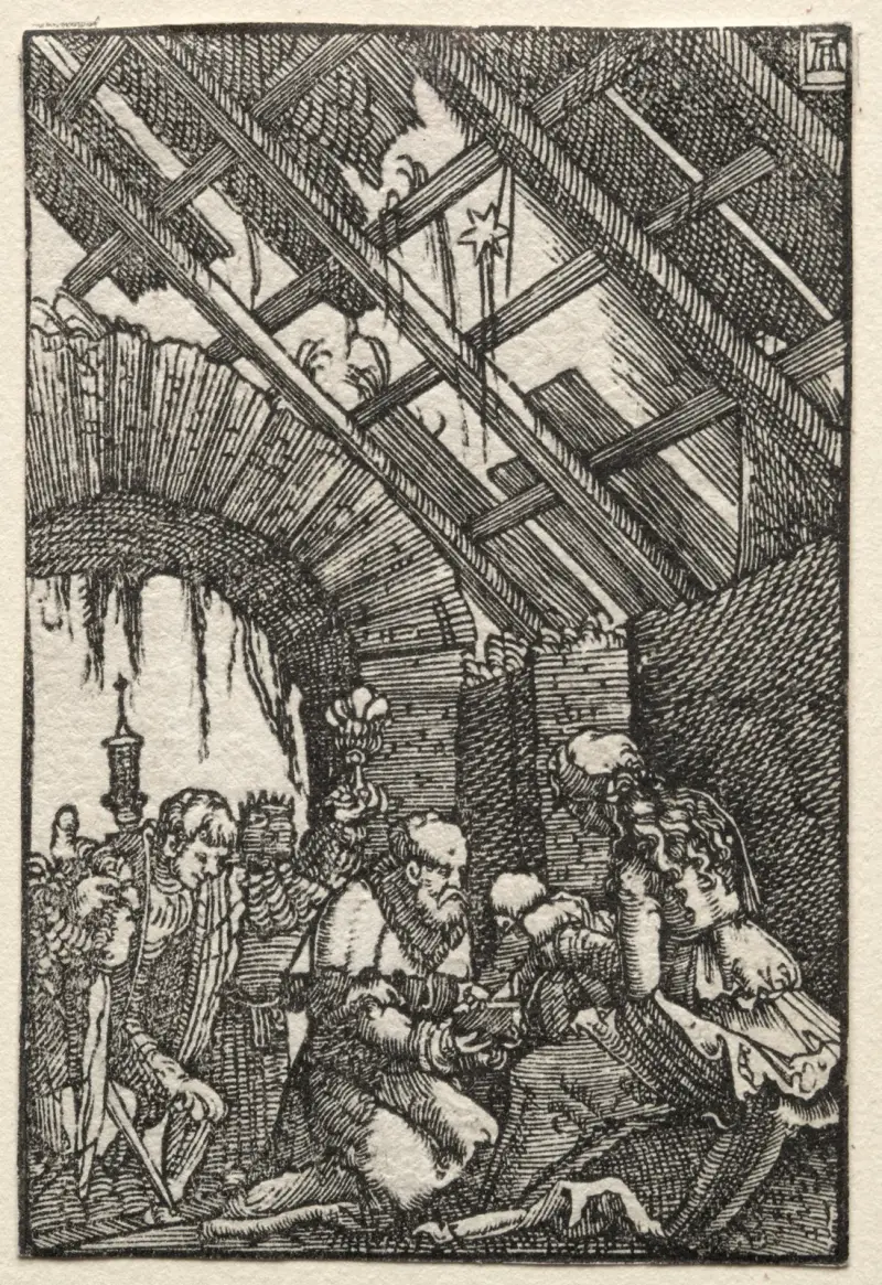 The Adoration of the Magi av Albrecht Altdorfer