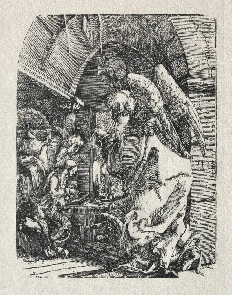 Bebådelsen av Albrecht Altdorfer