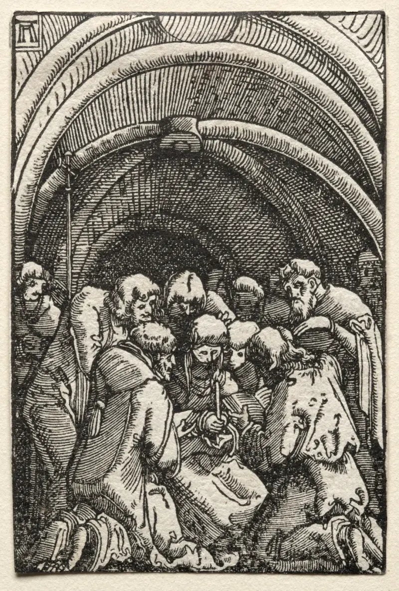Marie död av Albrecht Altdorfer