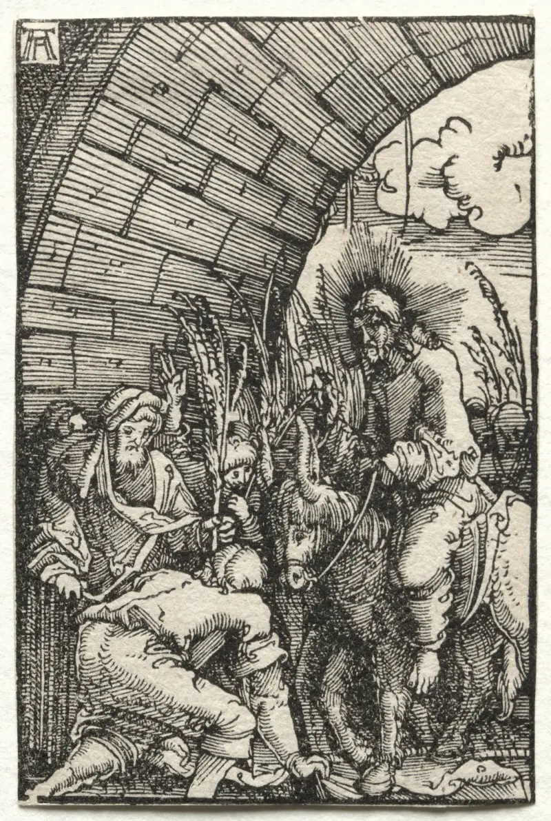 Der Einzug in Jerusalem von Albrecht Altdorfer