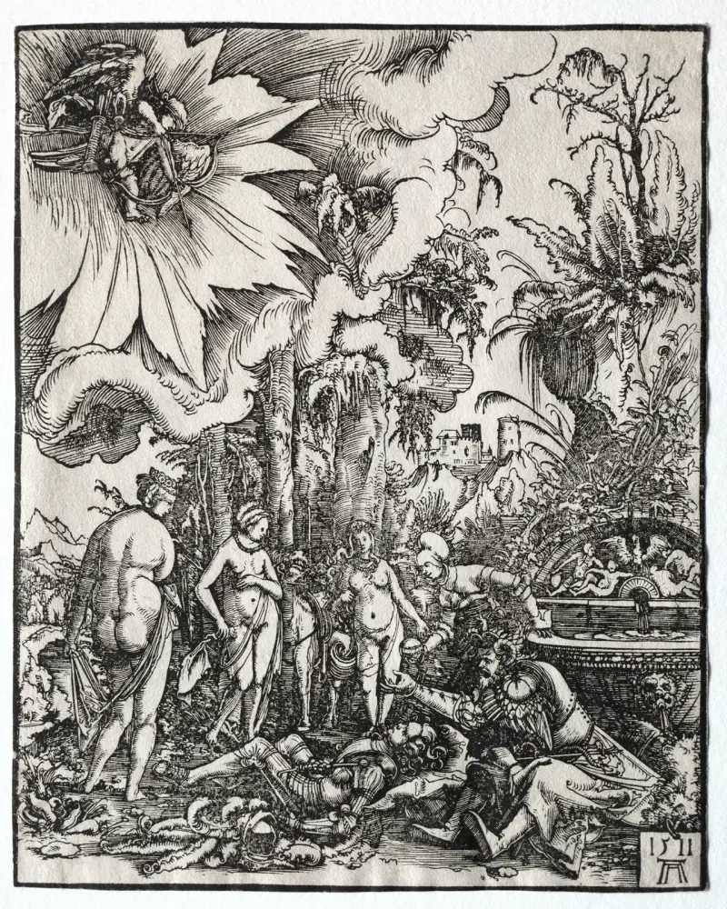 Das Parisurteil von Albrecht Altdorfer