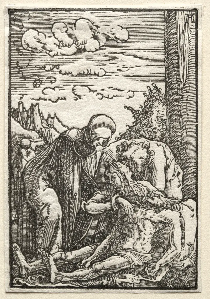 The Lamentation beneath the Cross av Albrecht Altdorfer