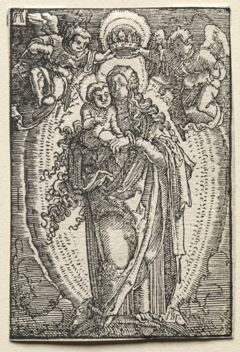 The Virgin as Queen of Heaven av Albrecht Altdorfer