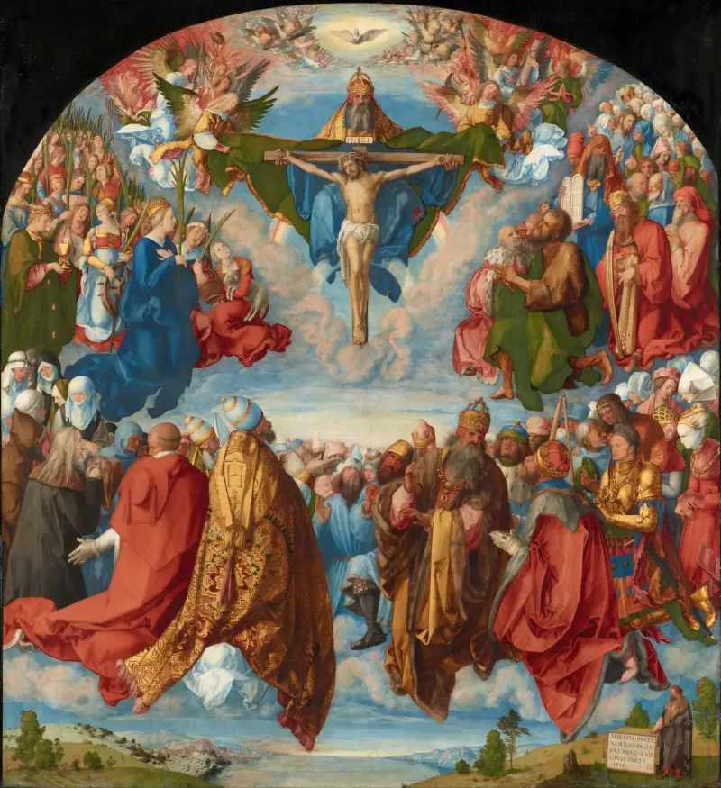 Adoration of the Trinity av Albrecht Dürer