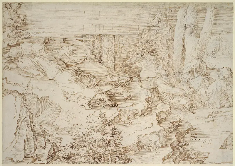Agony in the Garden, 1521 av Albrecht Dürer