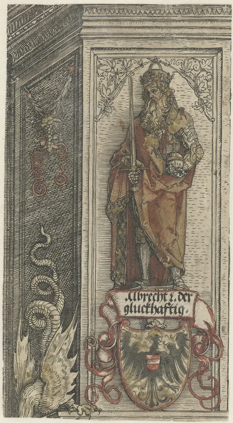 Albrekt III den modige, hertig av Sachsen av Albrecht Dürer