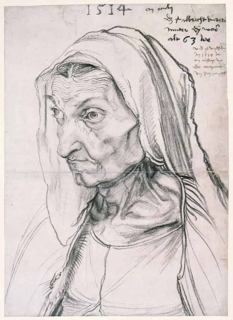 Barbara Dürer, die Mutter des Künstlers von Albrecht Dürer