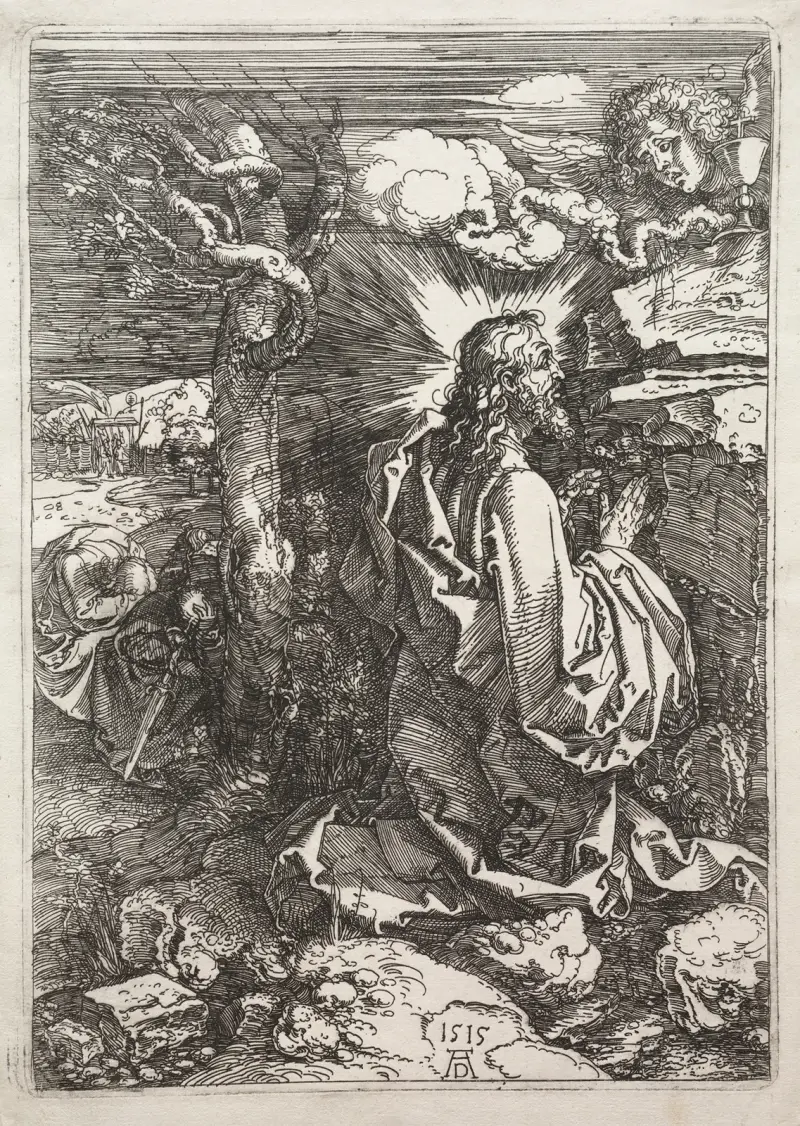 Christ on the Mount of Olives, 1515 av Albrecht Dürer