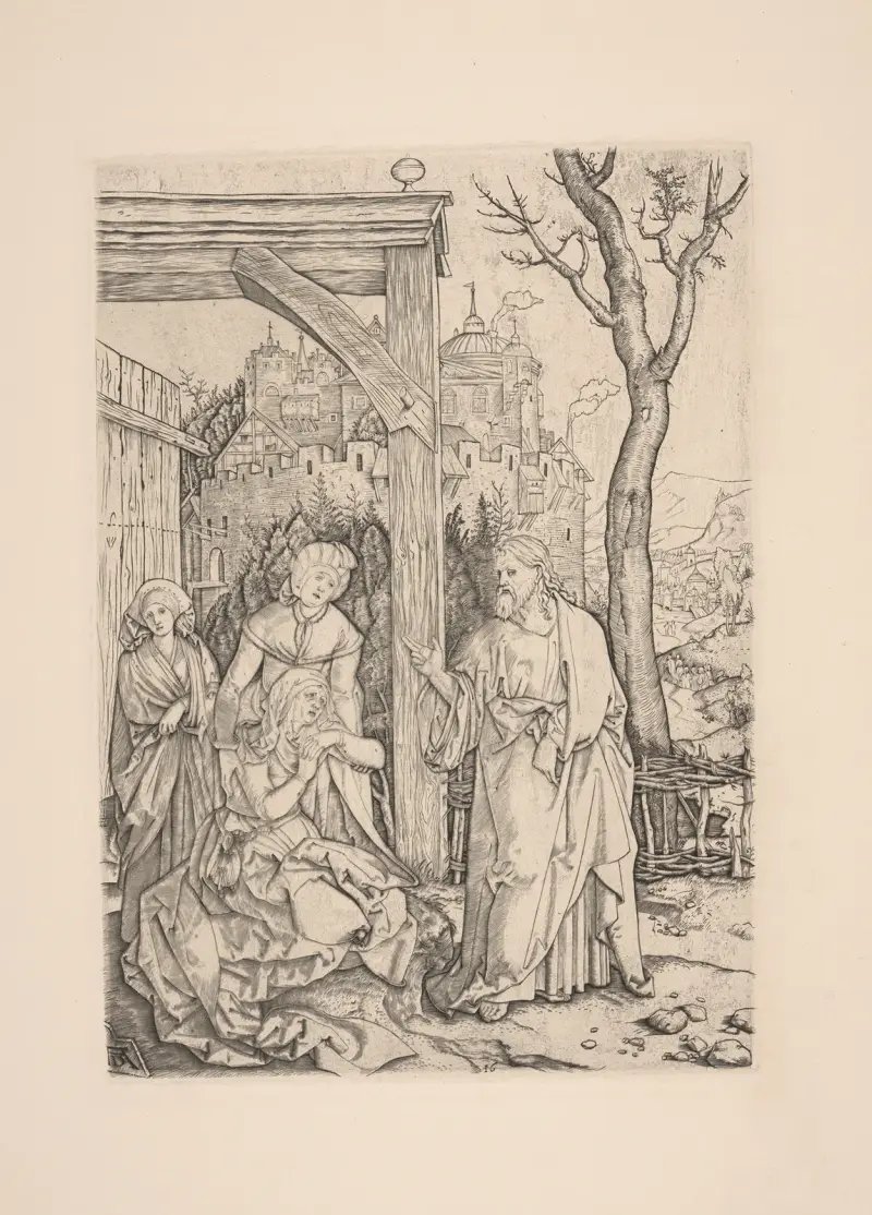Christ Taking Leave of His Mother av Albrecht Dürer