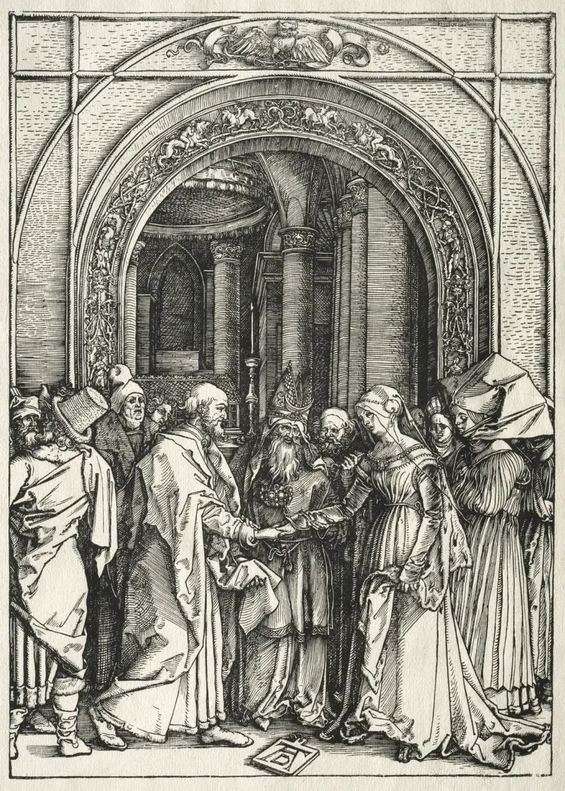 Marriage of the Virgin and St. Joseph av Albrecht Dürer