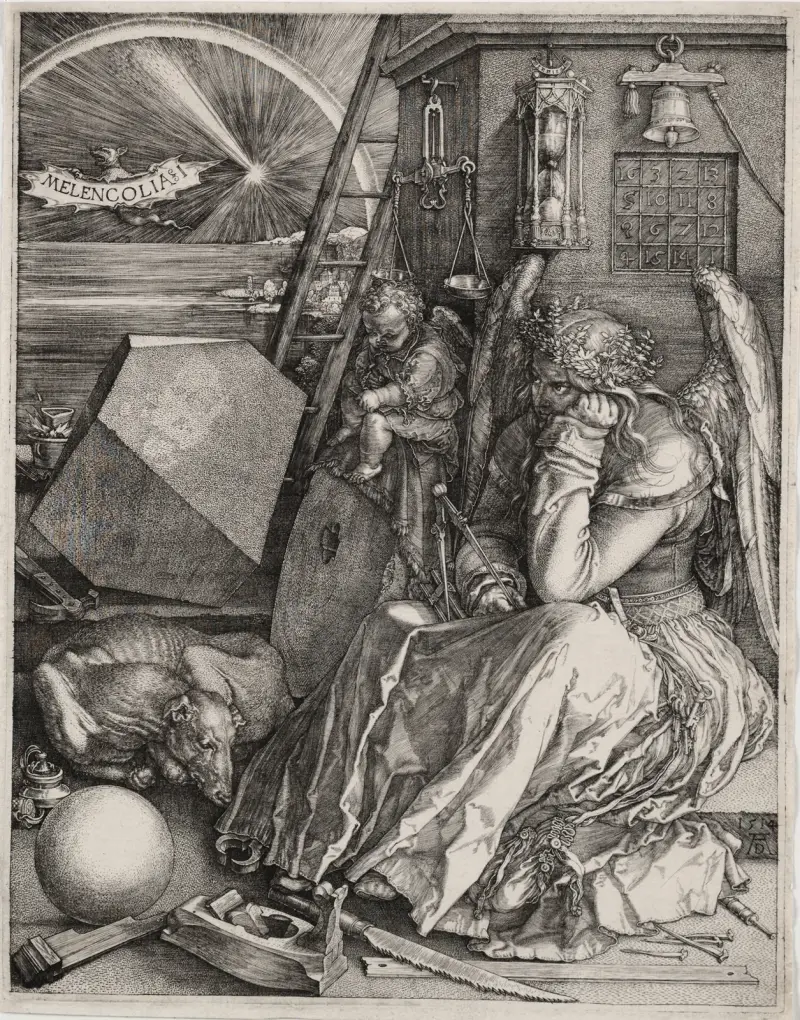 Melencolia I, 1514 – nr 2 av Albrecht Dürer