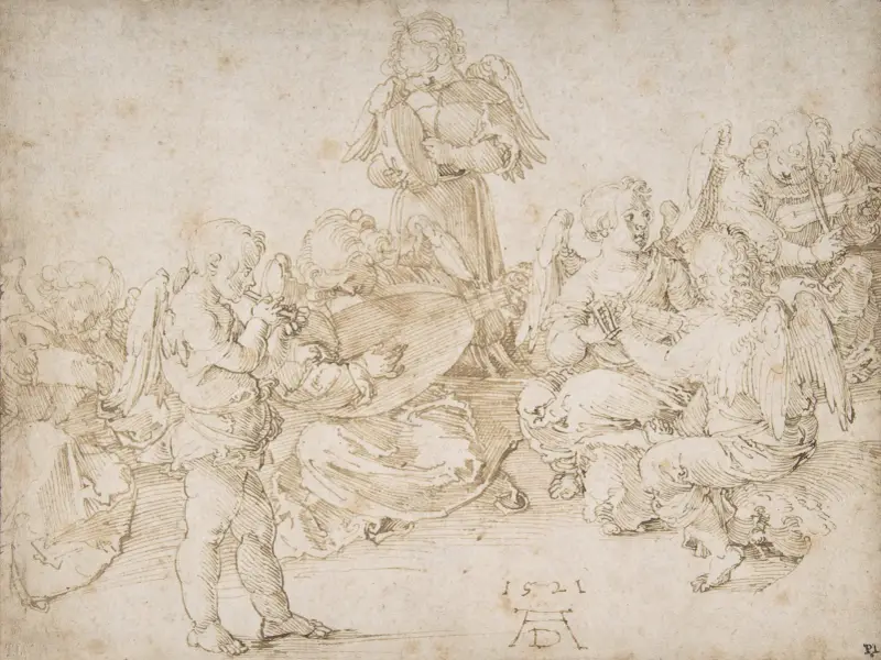 Anioły muzykujące, Albrecht Dürer