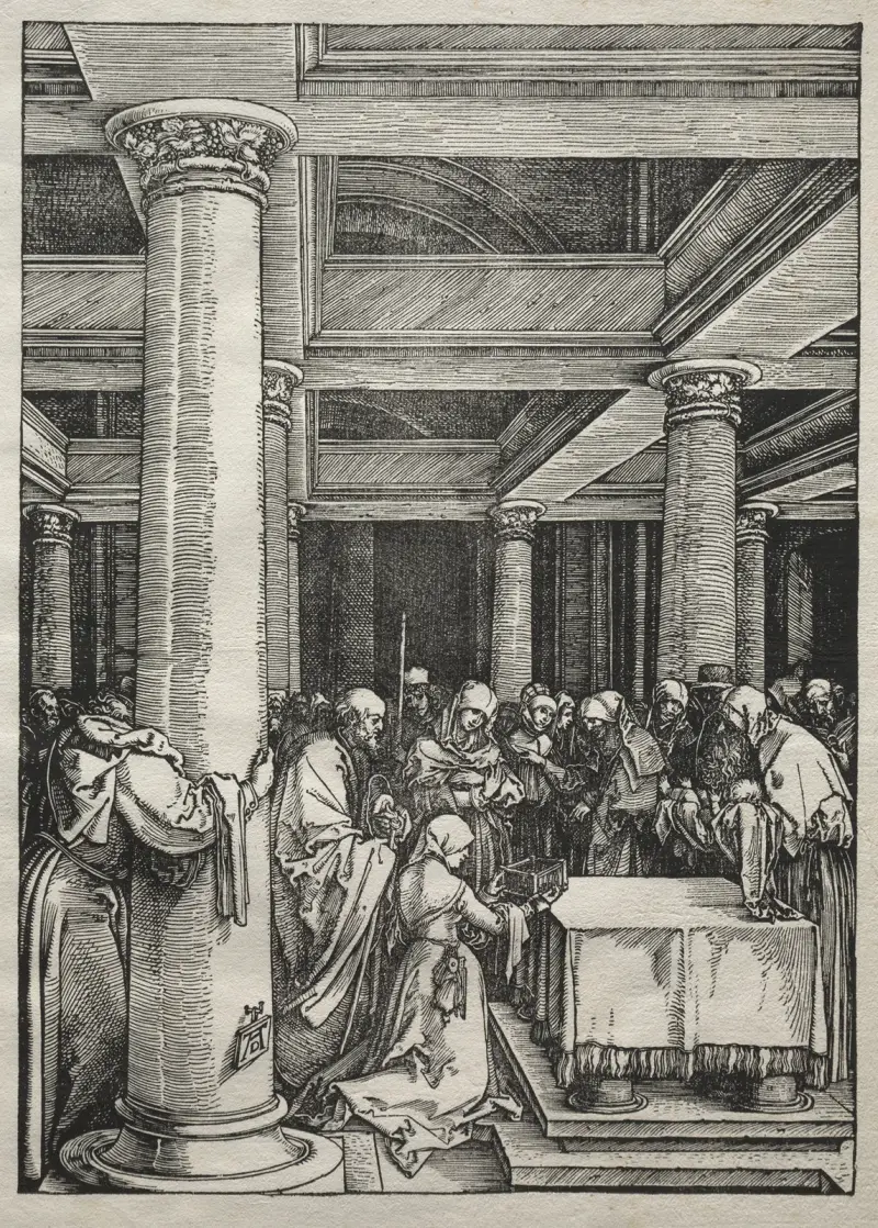 Die Darstellung Jesu im Tempel von Albrecht Dürer