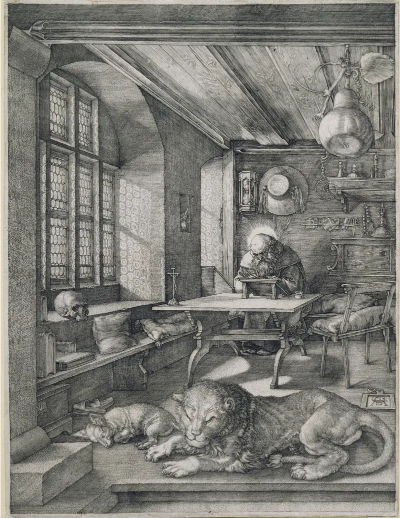 Der heilige Hieronymus im Gehäus, 1514 – Nr. 1 von Albrecht Dürer