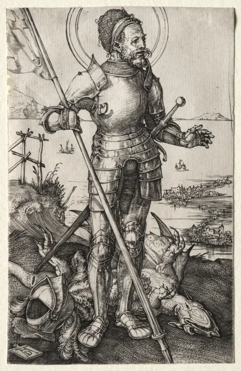 St. George on Foot (c. 1504–5) av Albrecht Dürer