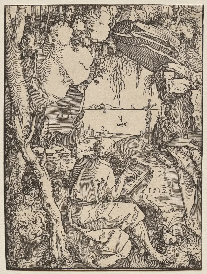 Svatý Jeroným v jeskyni, Albrecht Dürer