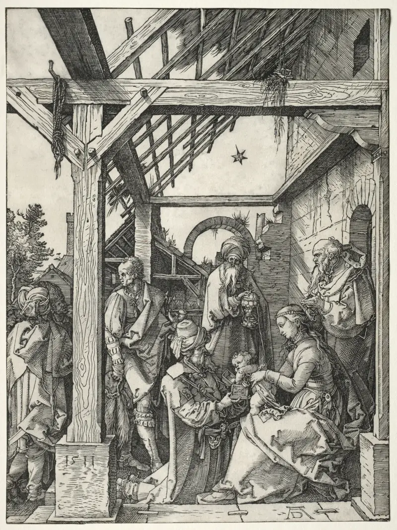 The Adoration of the Magi, 1511 av Albrecht Dürer