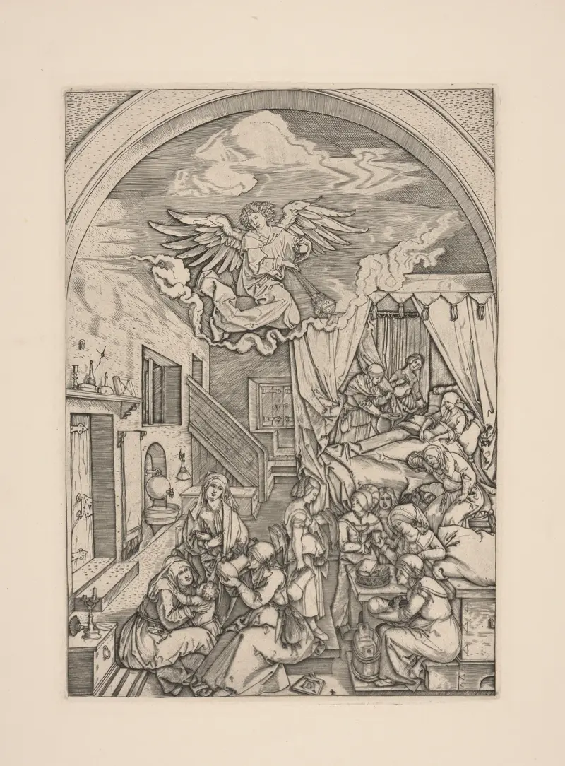 Die Geburt Mariens von Albrecht Dürer
